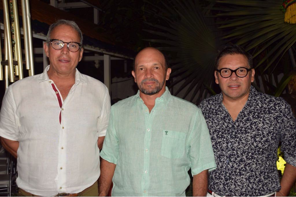 Sergio Falla, Gustavo Salcedo y Juan Carlos Bahamón